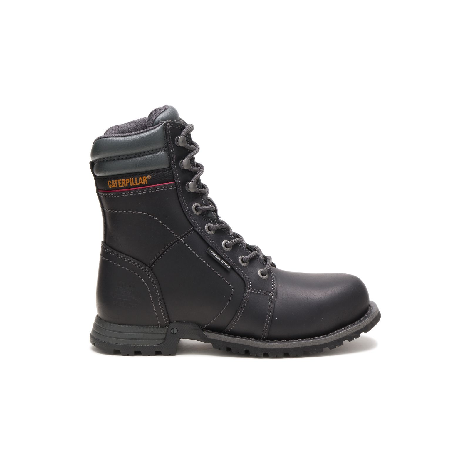 Caterpillar Work Boots UAE Online - Caterpillar Echo Waterproof Steel Toe Womens - Black YZQCRA451